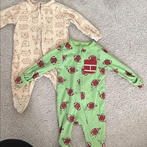 Baby boy fall sleepers